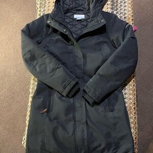 Women's Black Columbia Omni-Tech winter coat